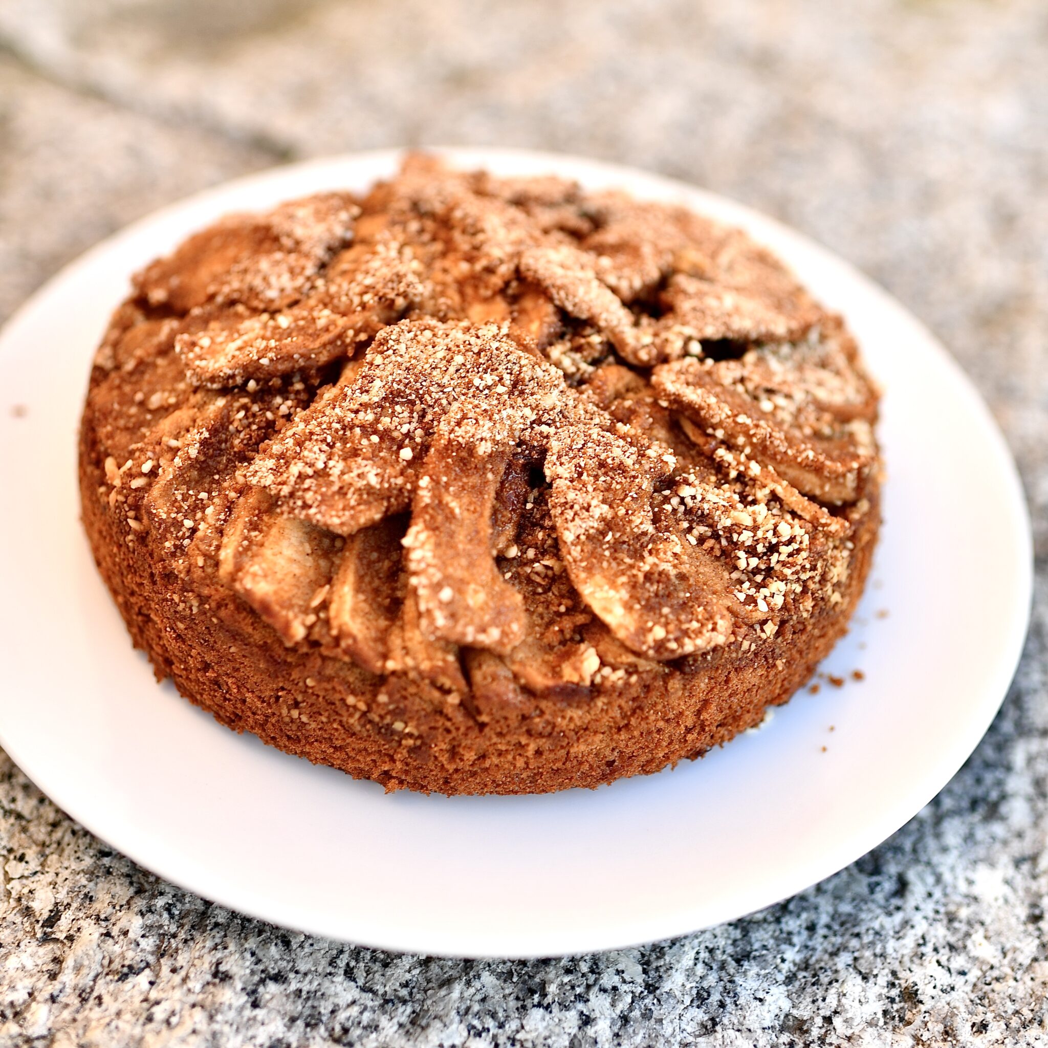 Cinnamon Apple Sour Cream Cake FunkyForty Funky Life style and Fashion