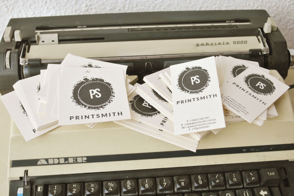 [Behind the scenes] Custom letterpress tags and business cards for