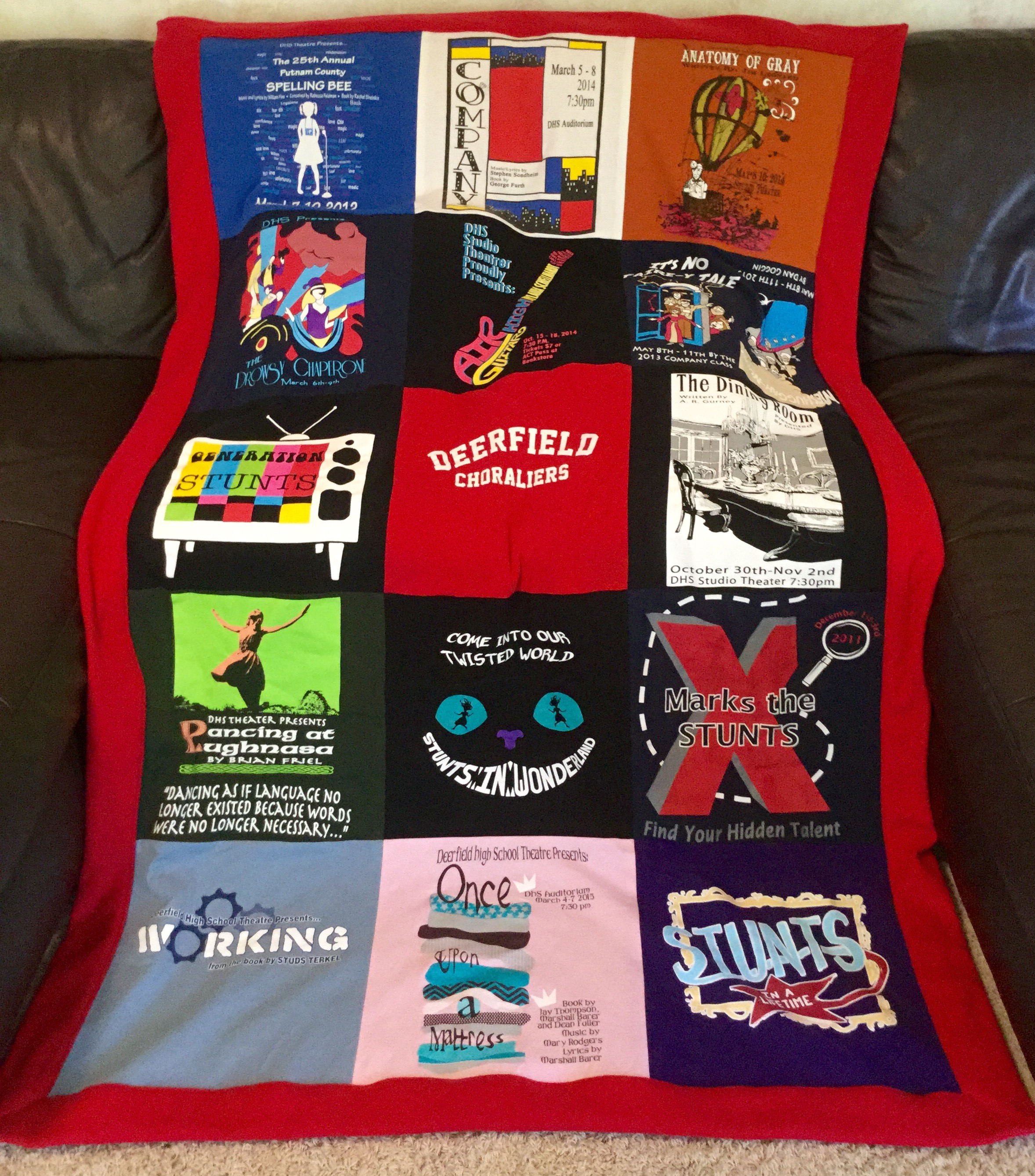 Custom TShirt Quilts and CustomTShirt Blankets