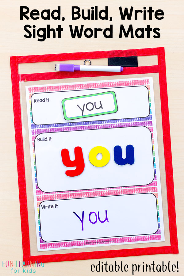 Editable Sight Word Games That Are Super FUN!