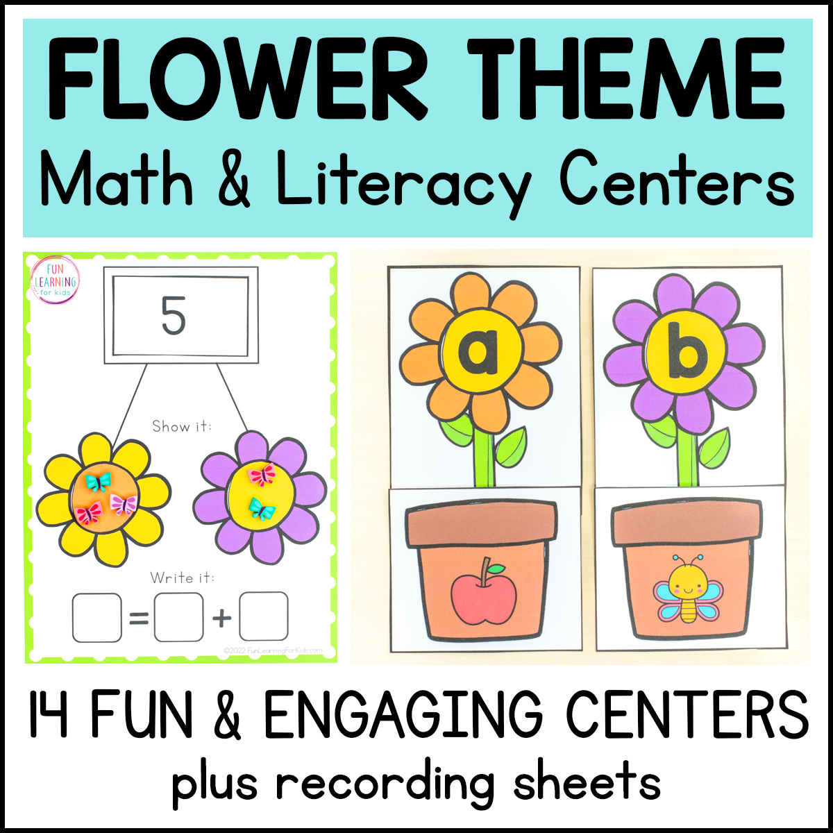 Flower Theme Activities for Preschool and Kindergarten
