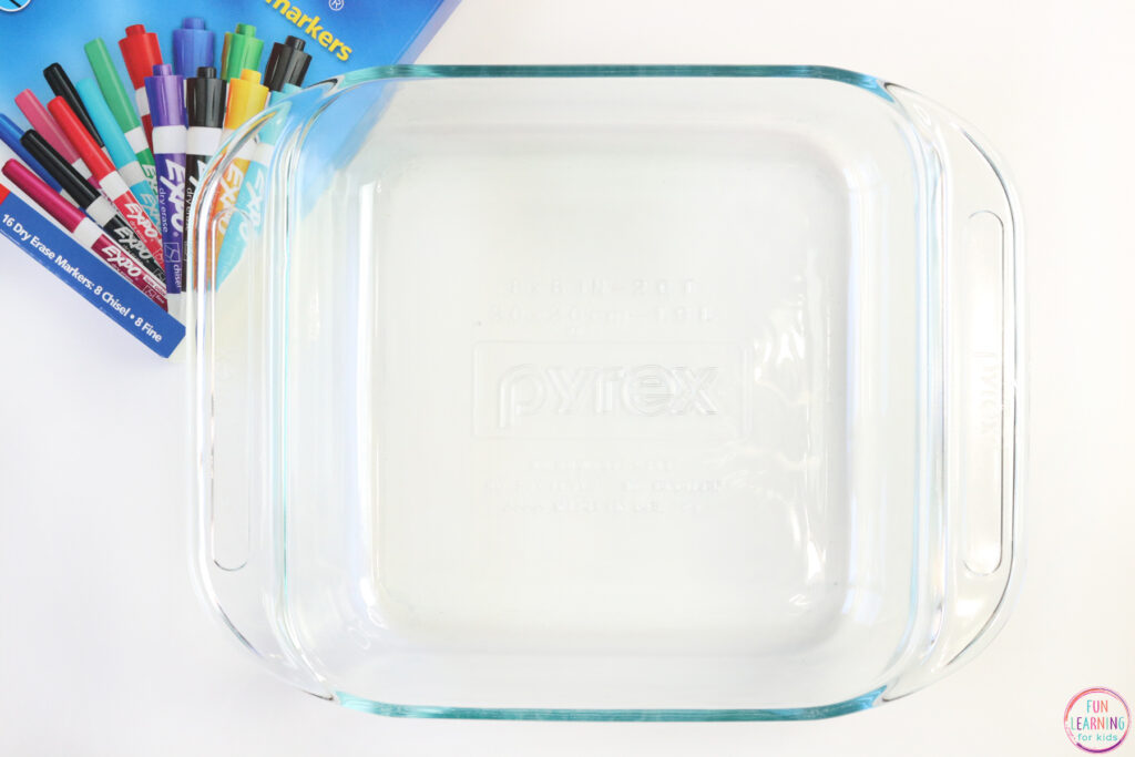 Floating Dry Erase Marker Science Experiment