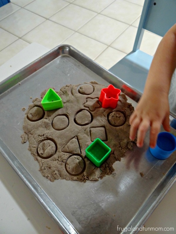 Teaching Shapes To My Toddler With Sand! Fun Learning Life