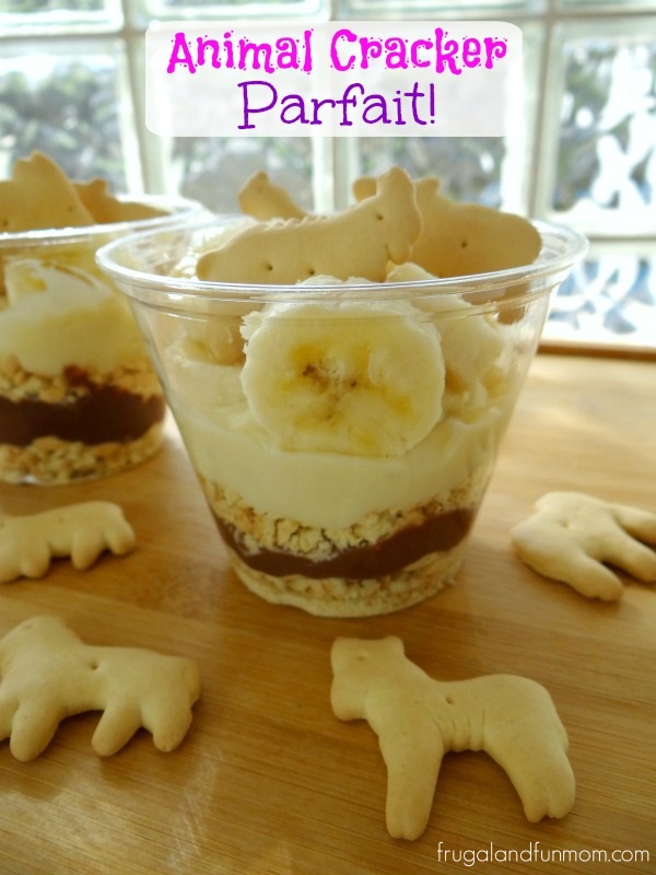 Animal Cracker Parfait Recipe! Easy Dessert Creation for a Snack or