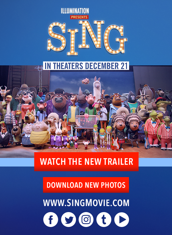 5 Reasons To See The Animated Film SING! Plus Print a FREE Coloring