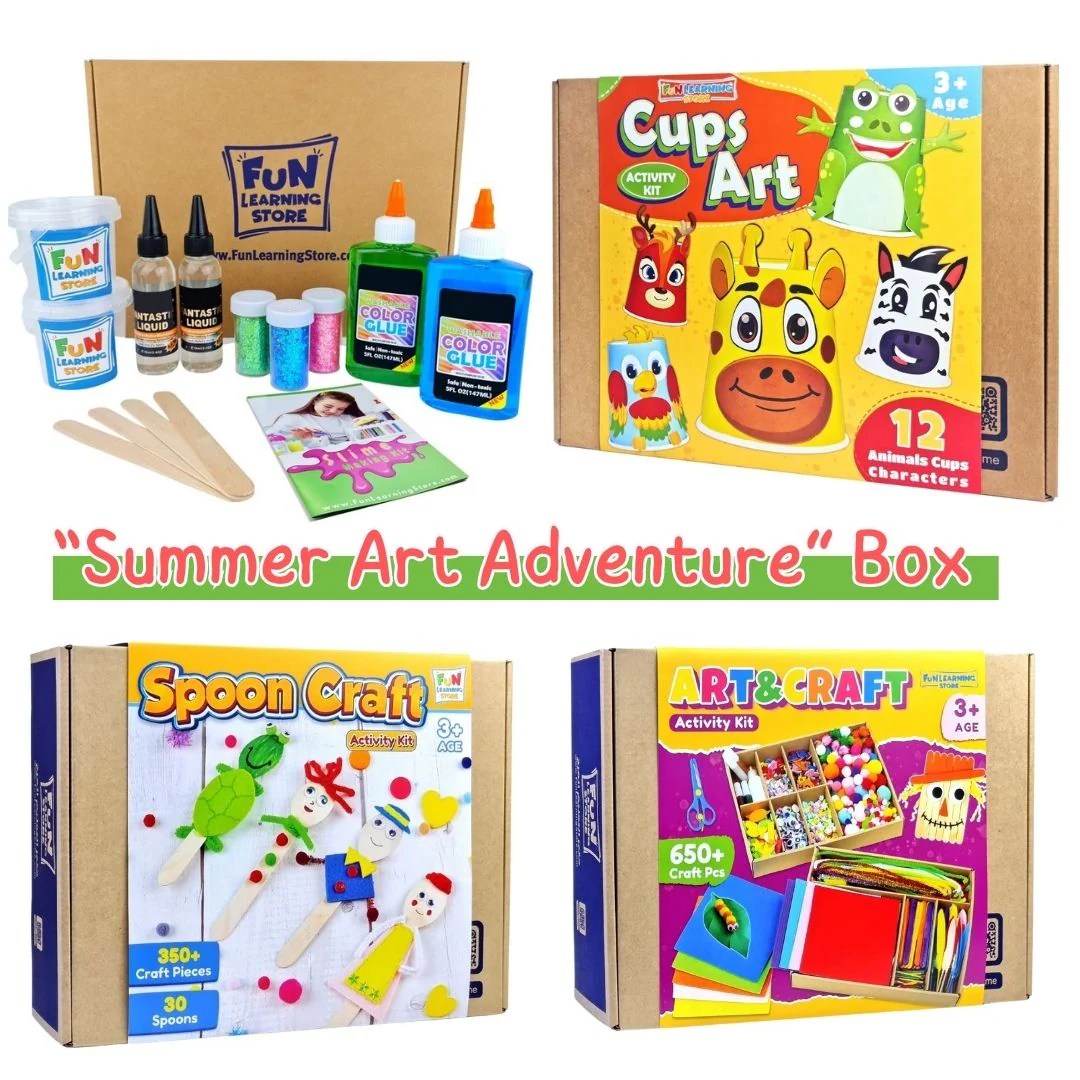 Summer Art Adventure Box Fun Learning Store Arts & Crafts Package