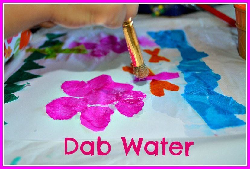 Easy art project for kids Just Add Water Art Fun Littles