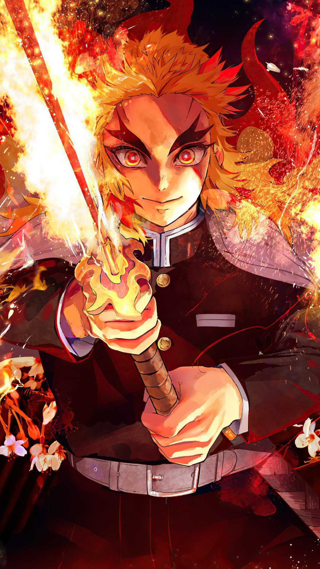 Demon Slayer Rengoku Wallpaper Download MobCup