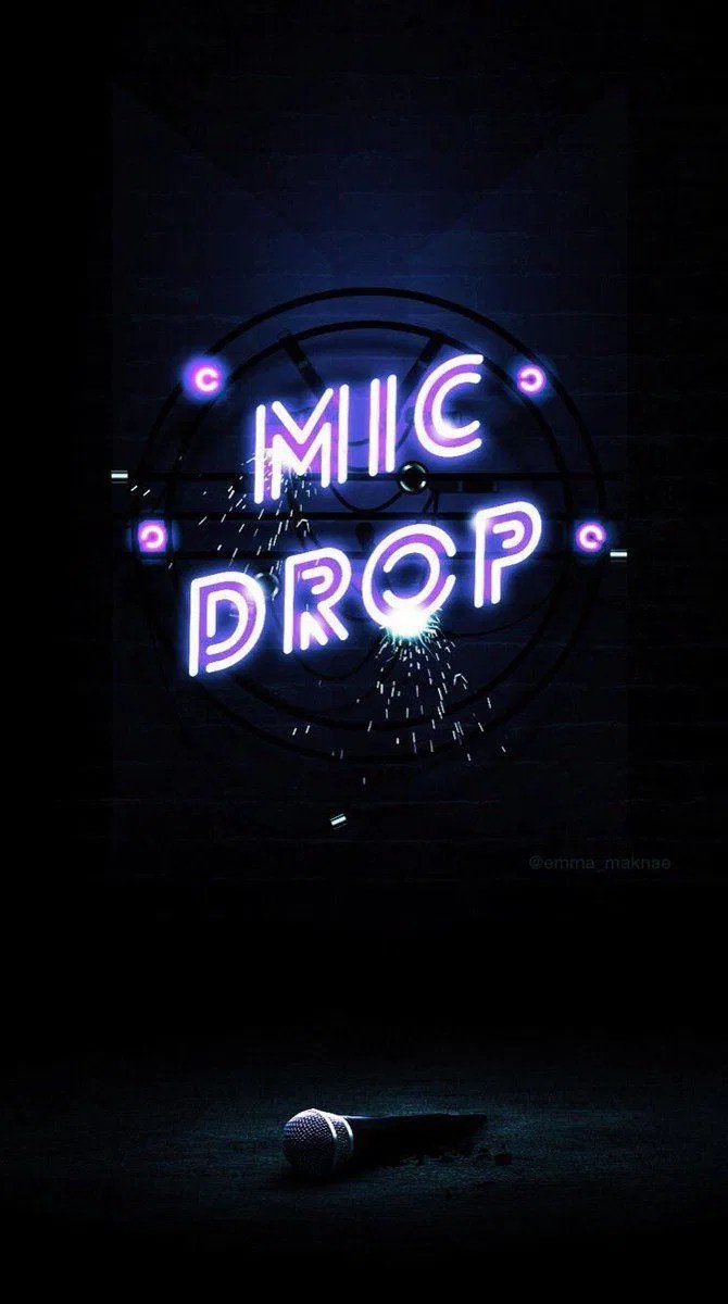 Mic drop Wallpapers Download MobCup