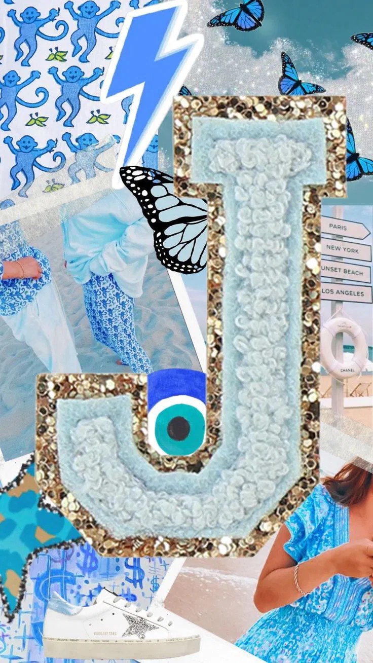 Cute Letter J Wallpaper