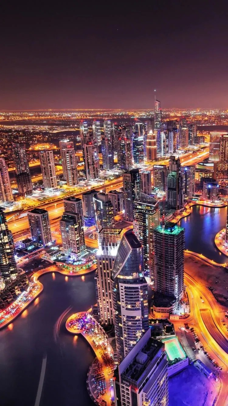 Dubai Night Hd Wallpapers