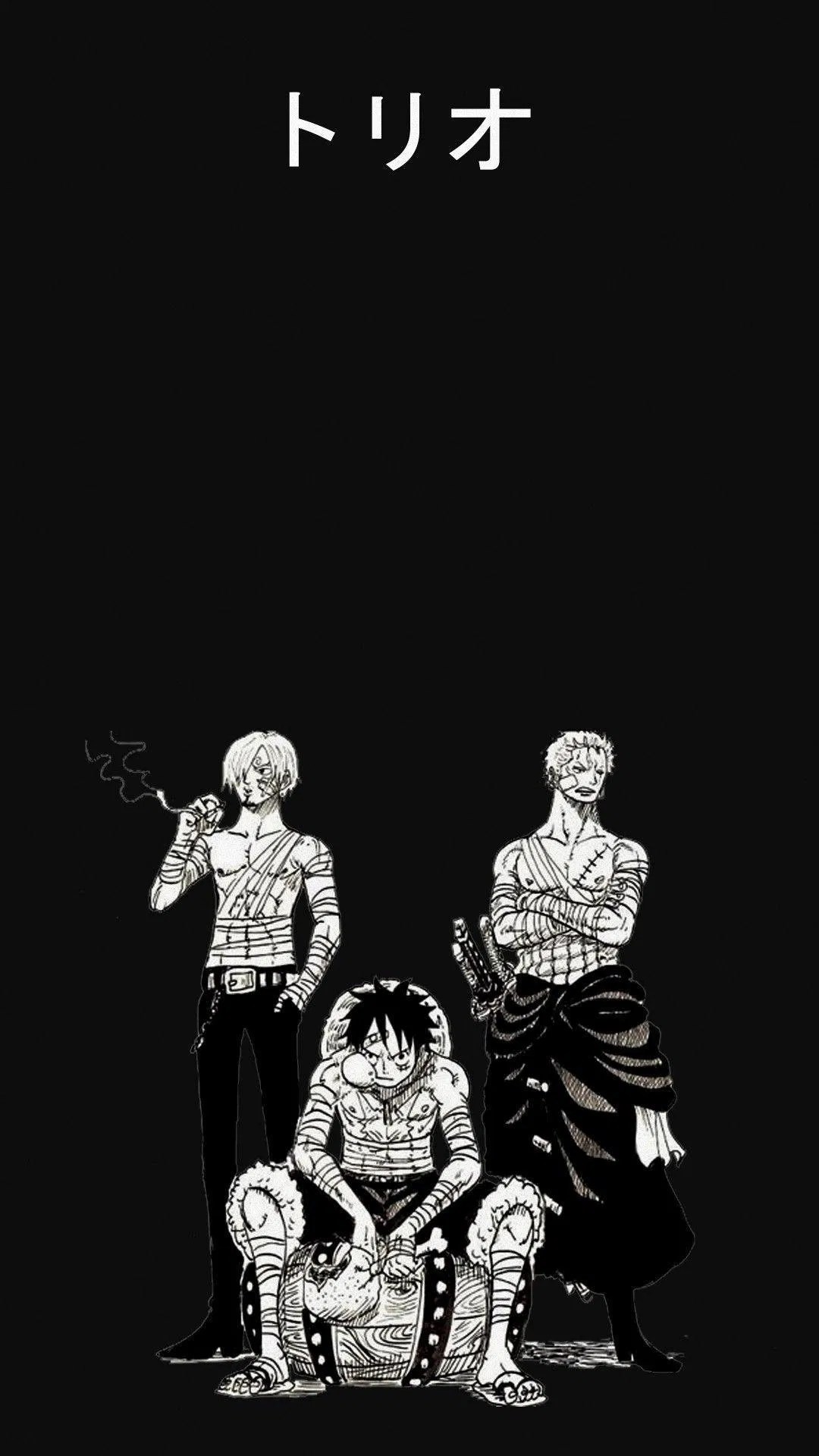 Luffy Black And White Wallpaper Download MobCup