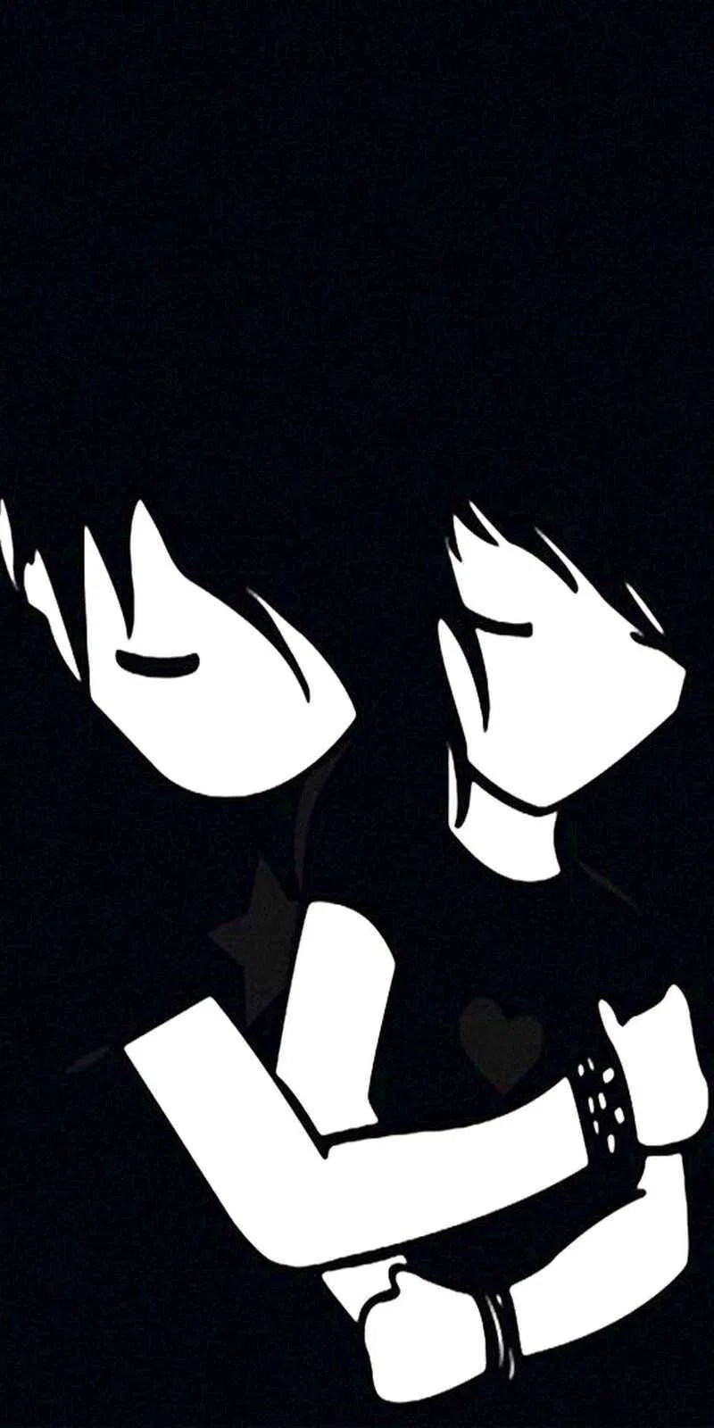 Update 75+ anime couple black and white latest in.cdgdbentre
