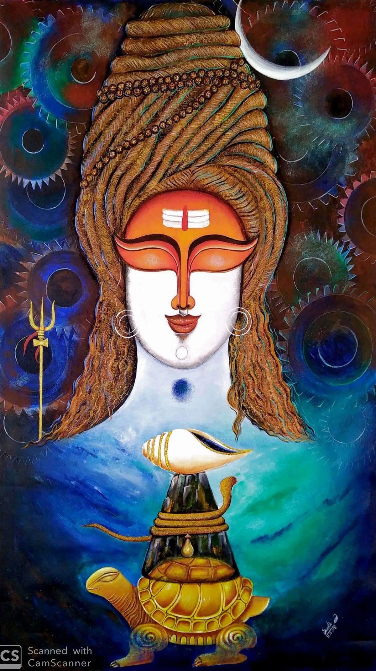Lord Shiva Modern Art Wallpapers