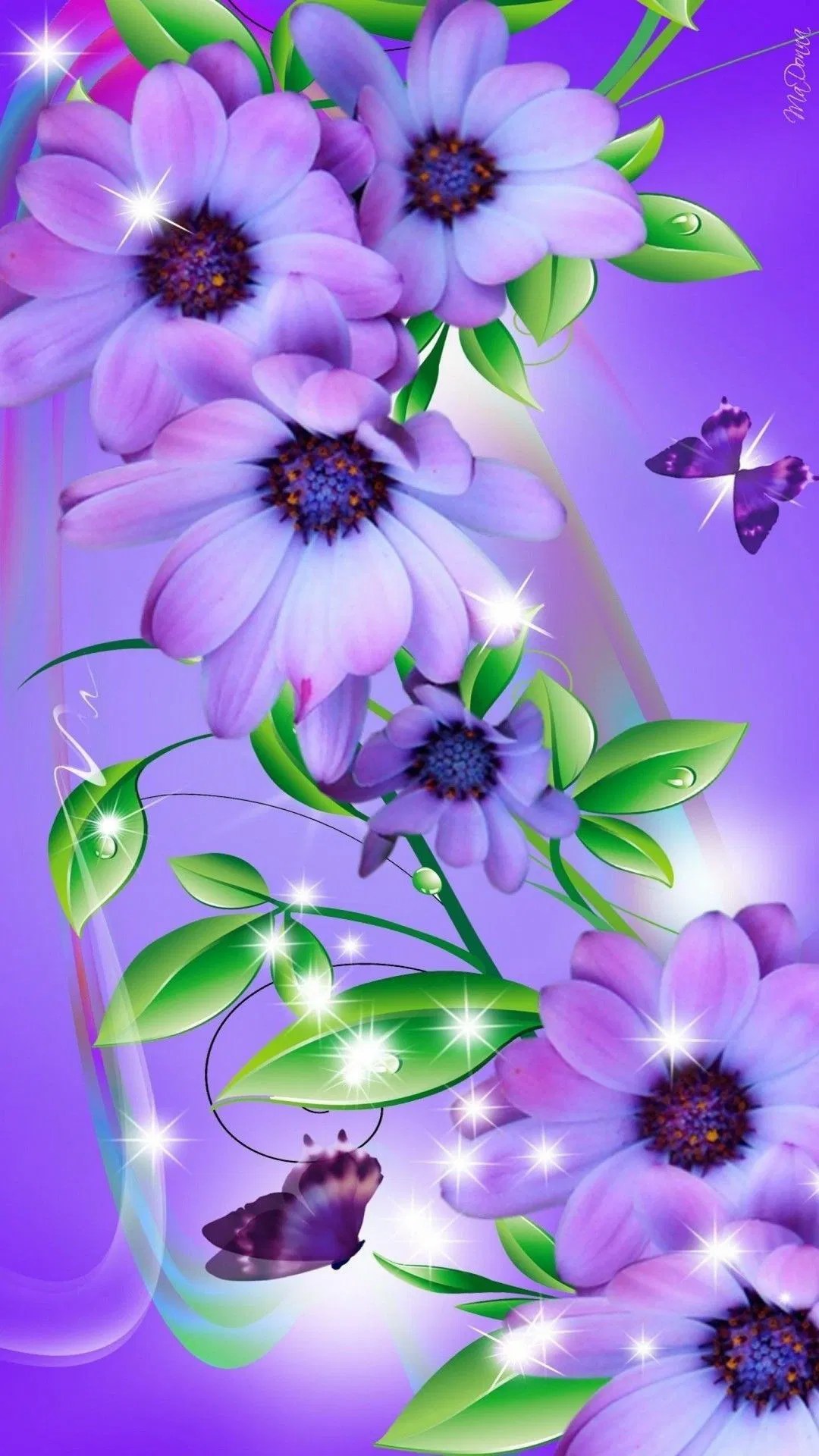Purple Flower Desktop Wallpaper