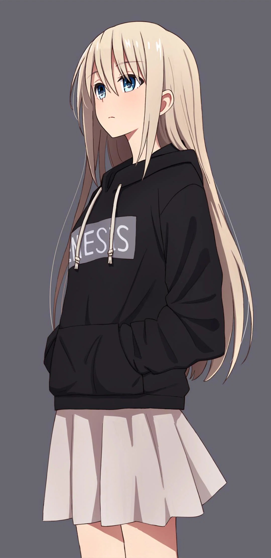 Black hoodie anime girl Wallpapers Download MobCup