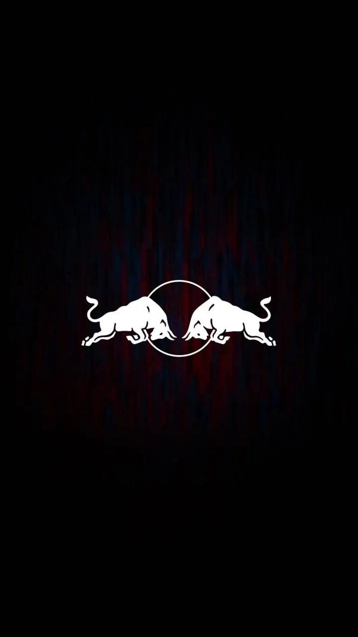 Red Bull Logo Black Background
