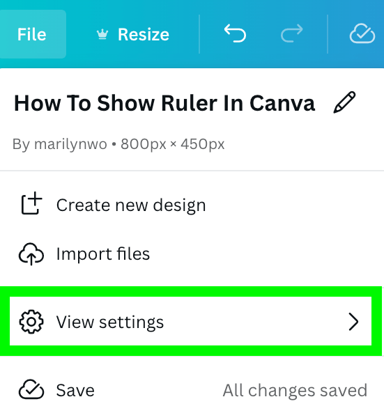 2 Easy Steps To Show Ruler In Canva