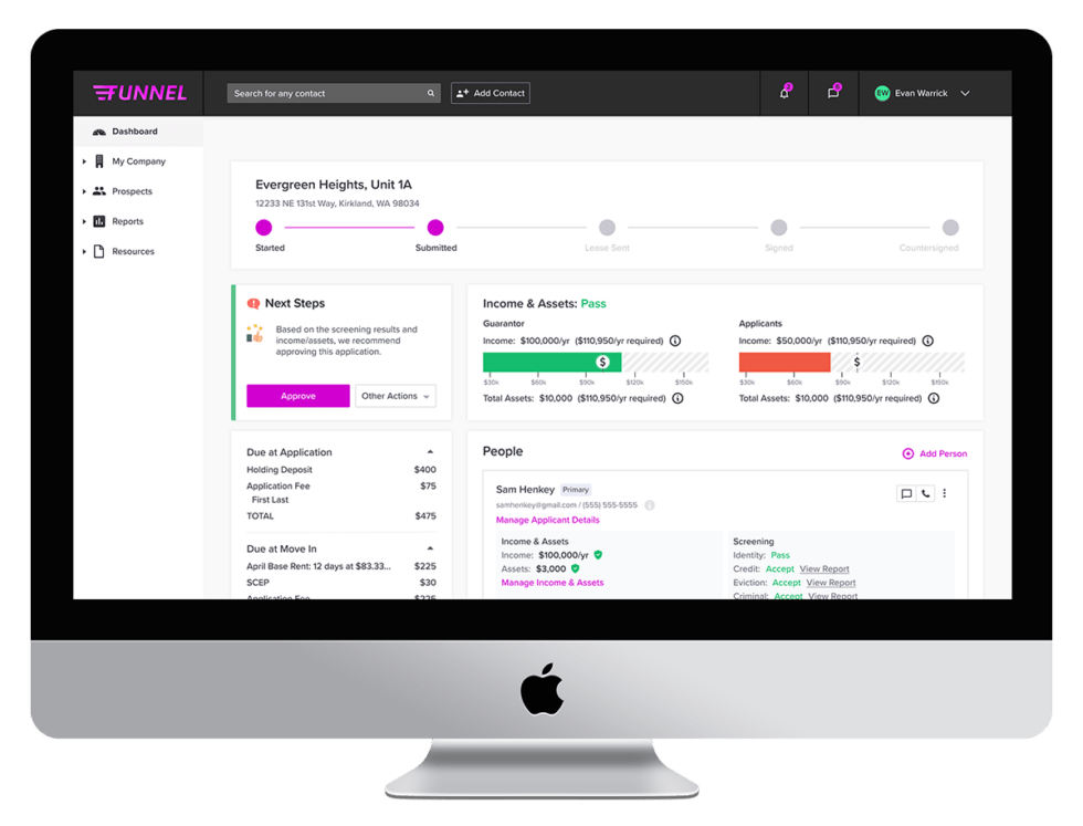 Funnel Made for leasing teams