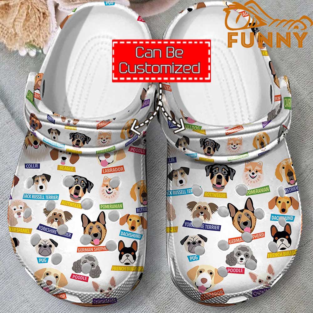 Customized Dogs Collection Pattern Crocs Classic Clog Step into style