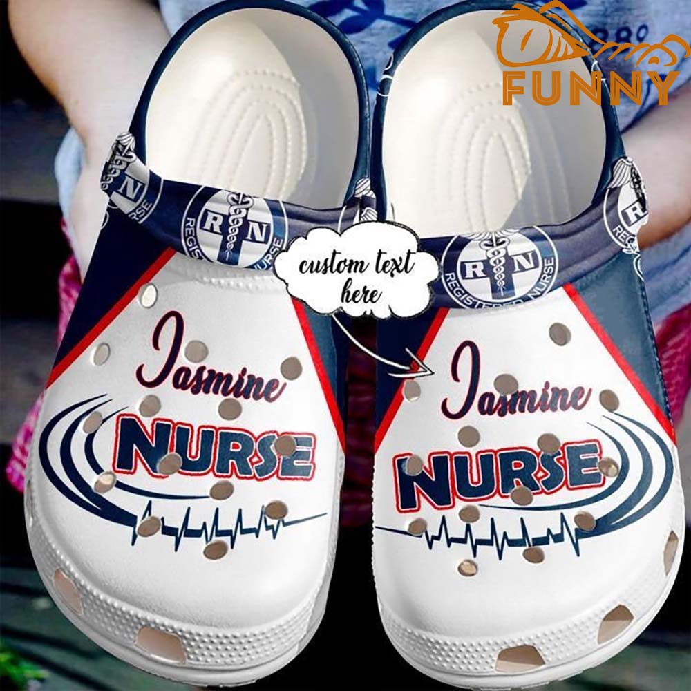 Personalized Nurse Life Rn Crocs Step into style with Funny Crocs