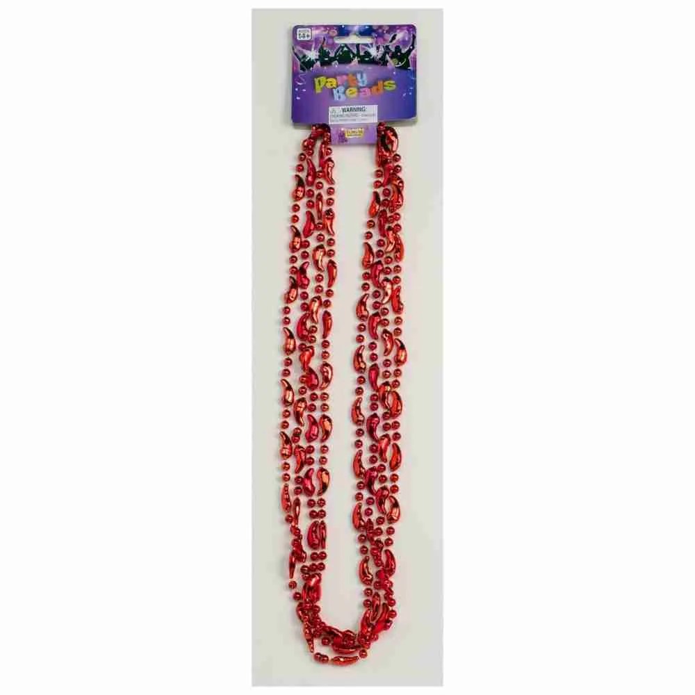 Red Chili Peppers Party Beads 4pack Stoners FunStore Downtown Fort Wayne, Indiana