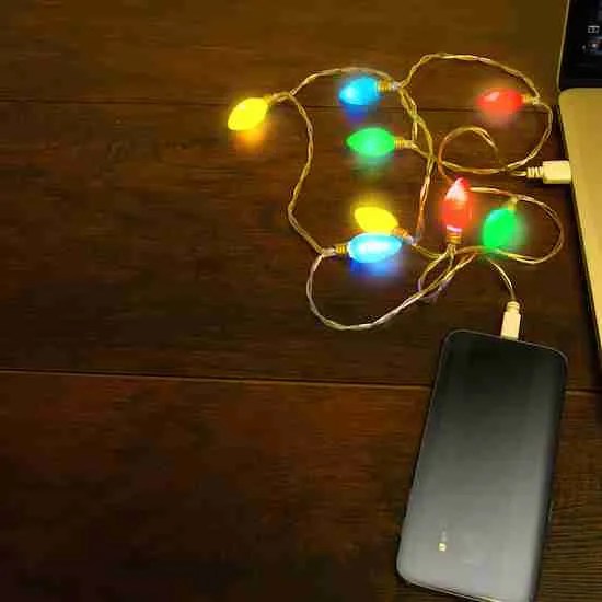 Christmas Lights USB Charger for Android Phone Stoners FunStore