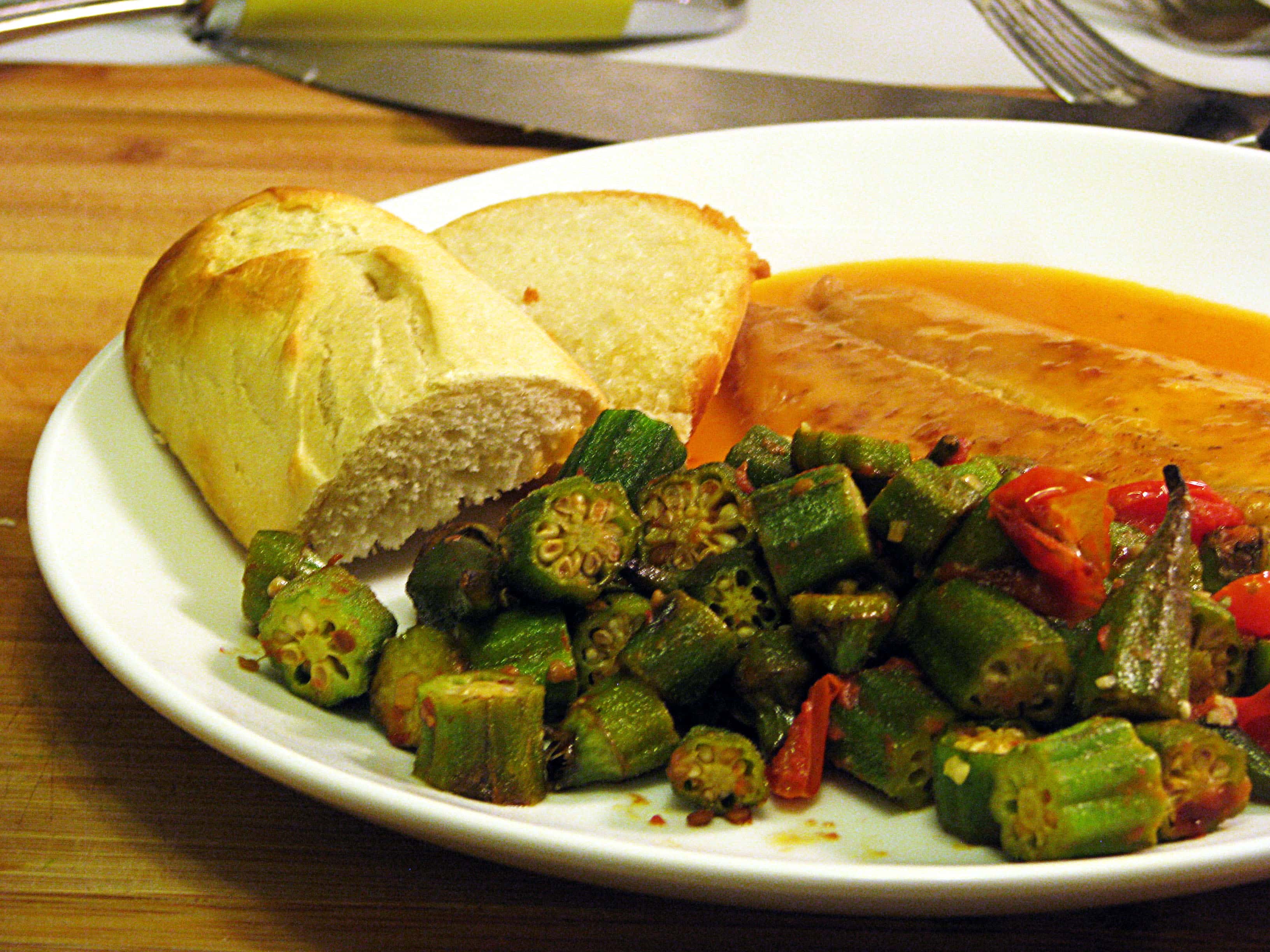 Southern Cooking Stewed Okra and Tomatoes FunnyLove