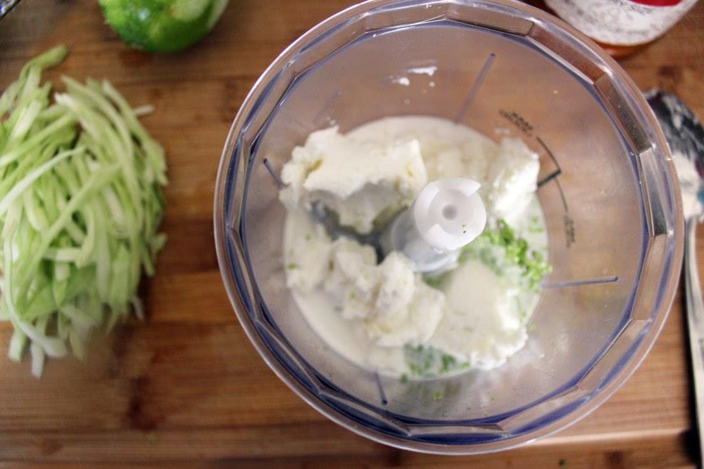 Crispy Tofu Tacos w/ Goat Cheese Lime Cream FunnyLove