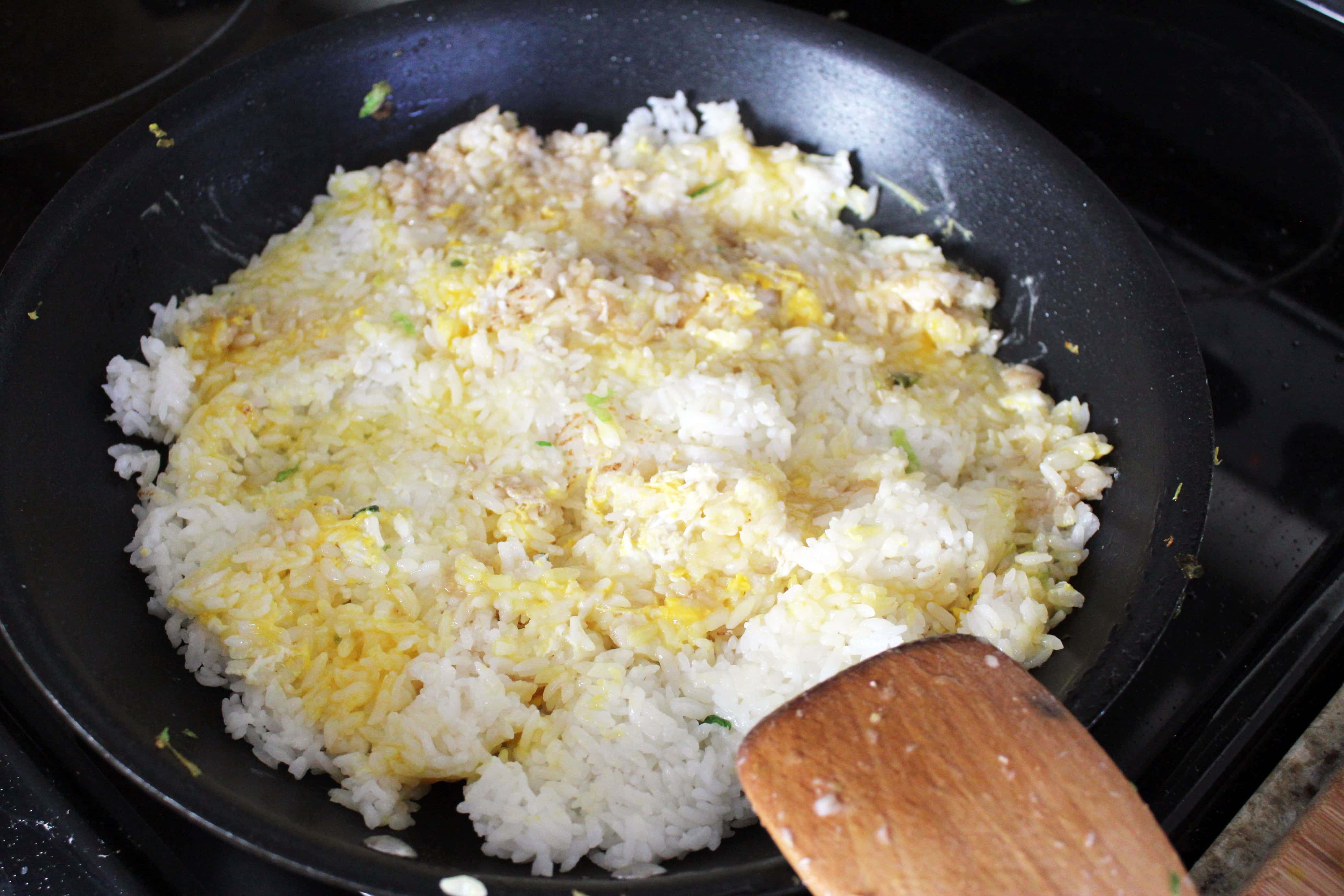 Garlicky Brussels Pancetta Fried Rice FunnyLove