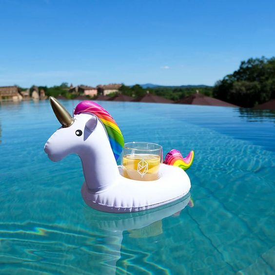 Unicorn Drink Pool Floats Funny Pool Floats