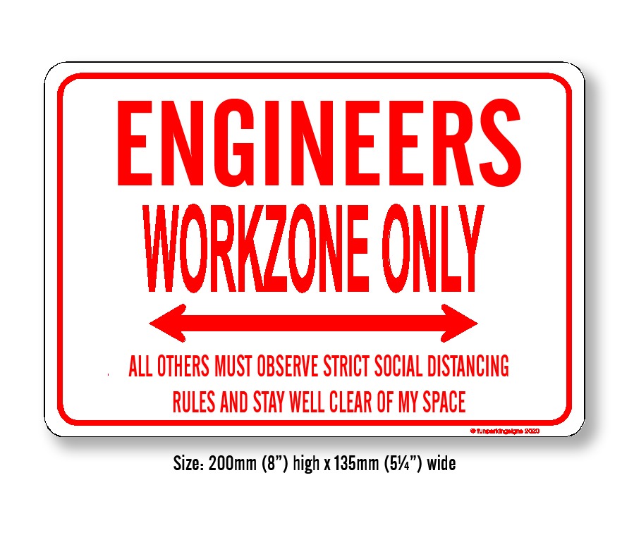 Shop for ENGINEER Desk Sign from Our Collection of Office and Jobs Desk