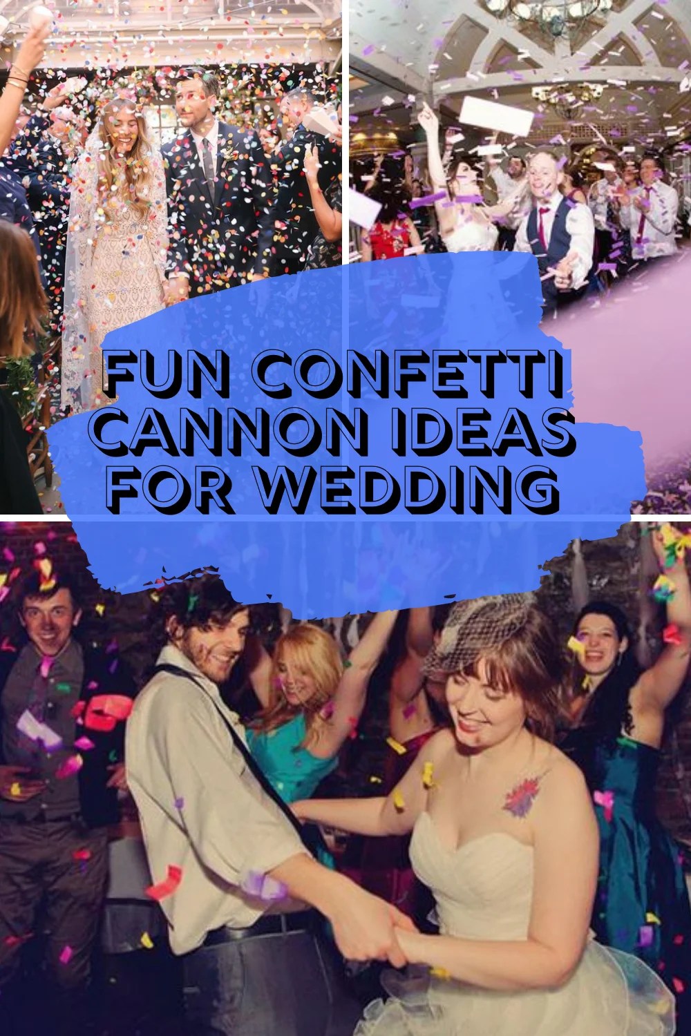 Best Outdoor Wedding Games + Fun Confetti Cannons Fun Party Pop