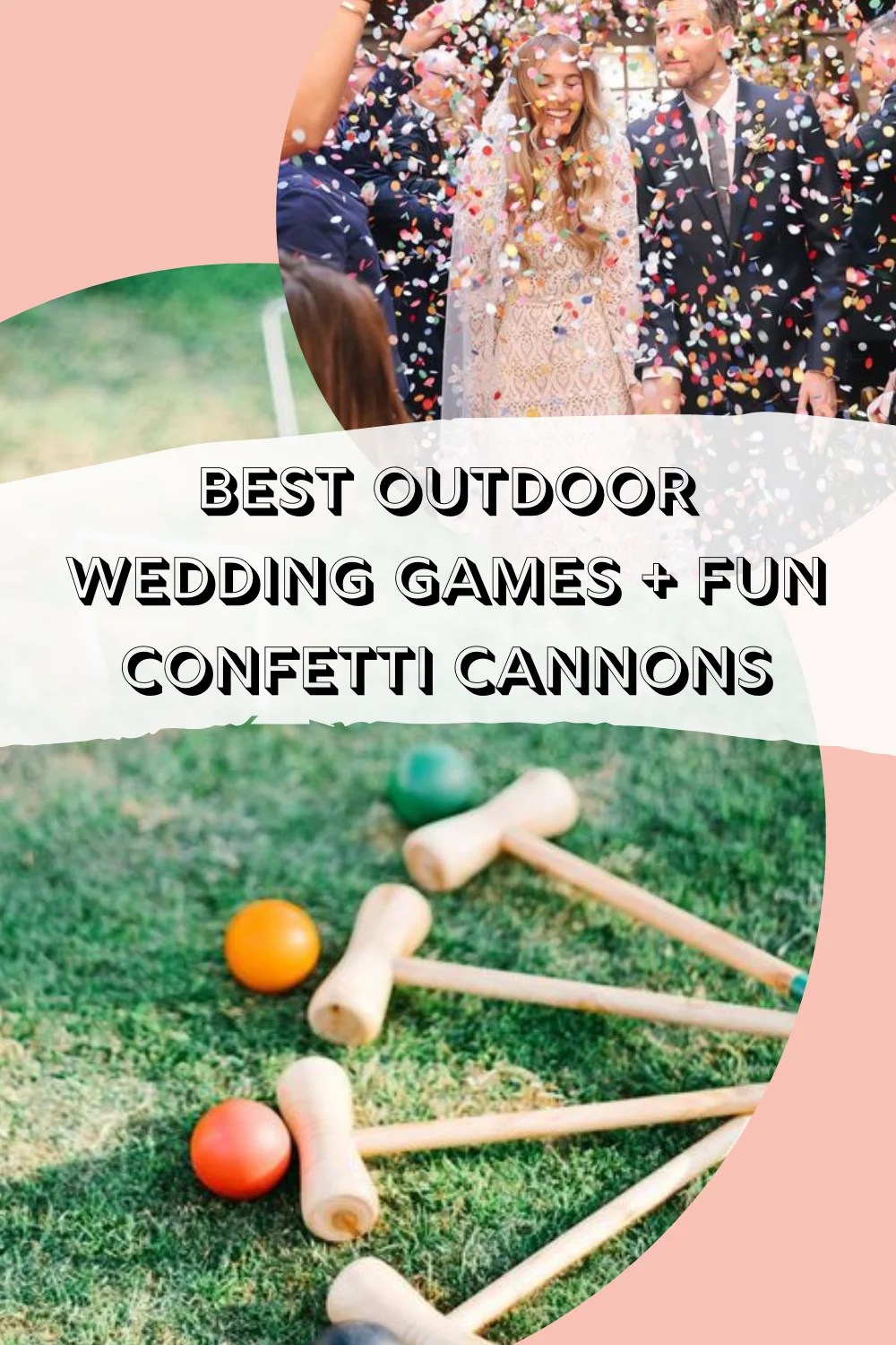 Best Outdoor Wedding Games + Fun Confetti Cannons Fun Party Pop