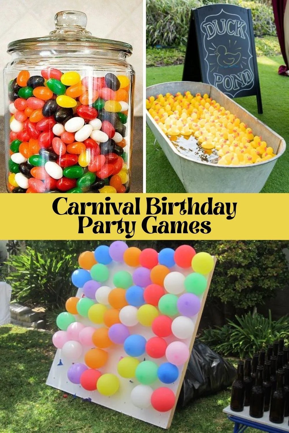 Make These Carnival Birthday Party Games + DIY Ideas Fun Party Pop