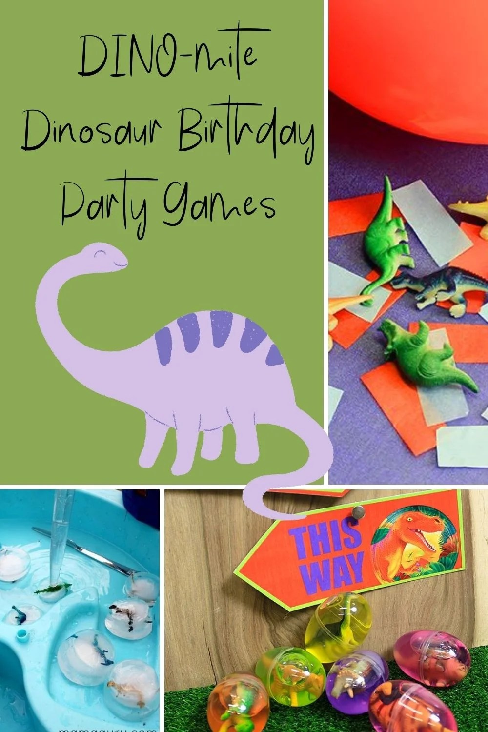 DINOmite Dinosaur Birthday Party Games Fun Party Pop