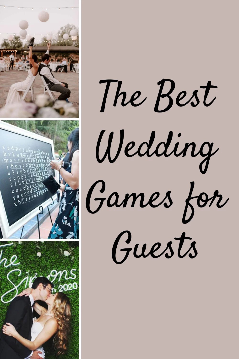 The Best Wedding Games for Guests To Play Fun Party Pop