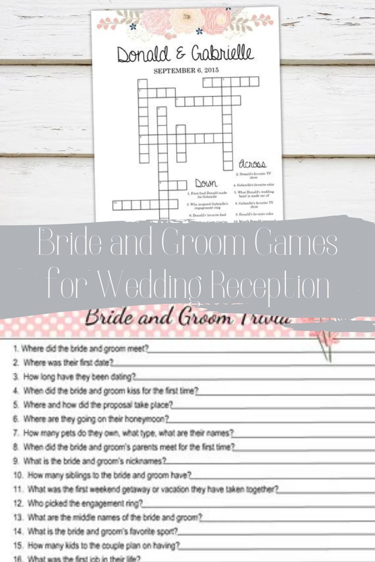 47 Wedding Table Games That Guests Will Love Fun Party Pop