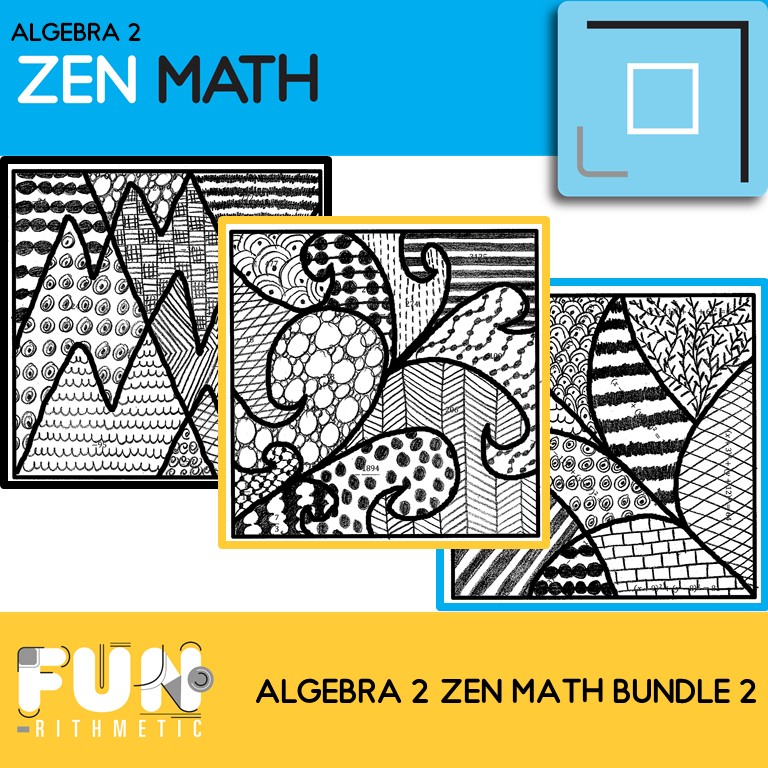 Algebra 2 Zen Math Bundle 1 Funrithmetic