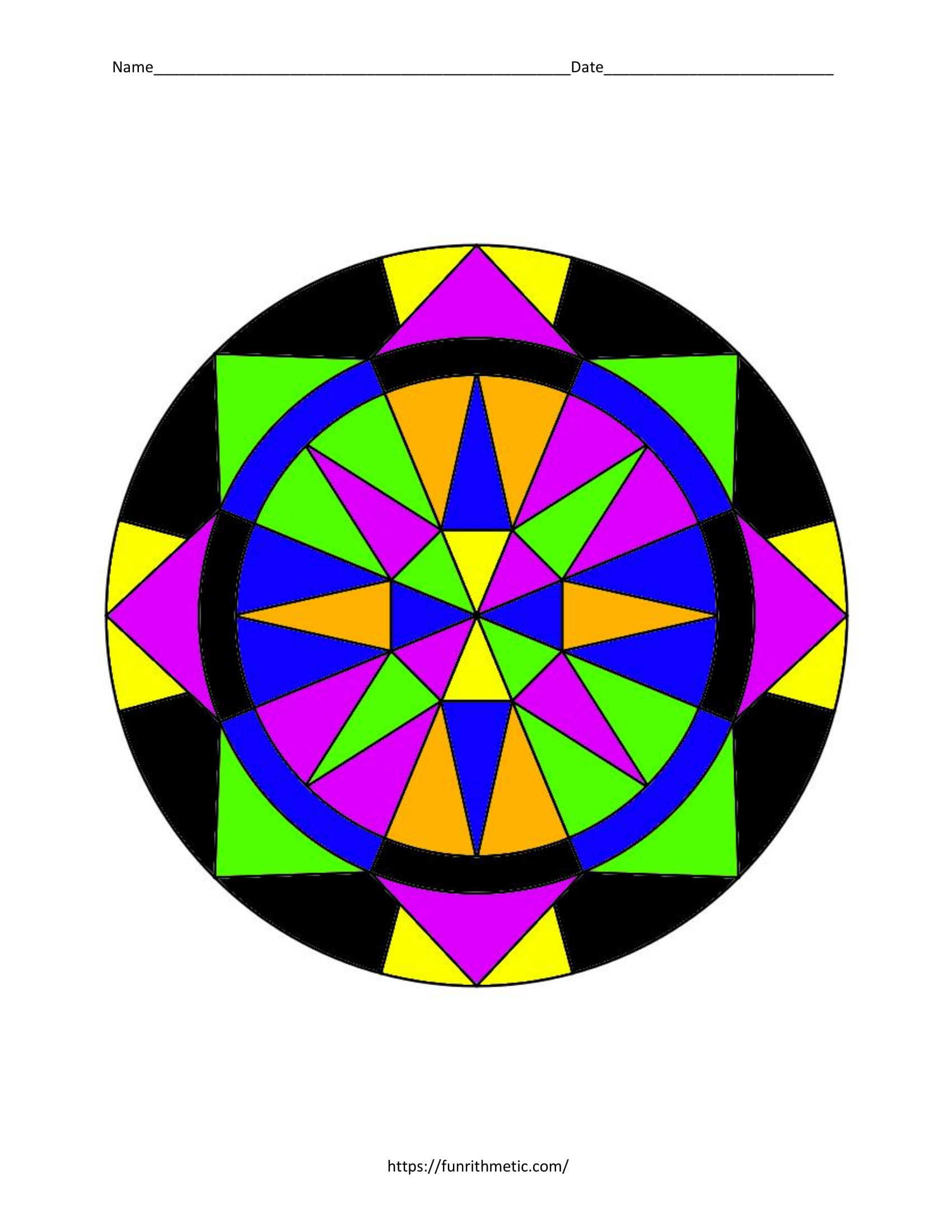 Operations with Complex Numbers Color by Number-5 | Funrithmetic
