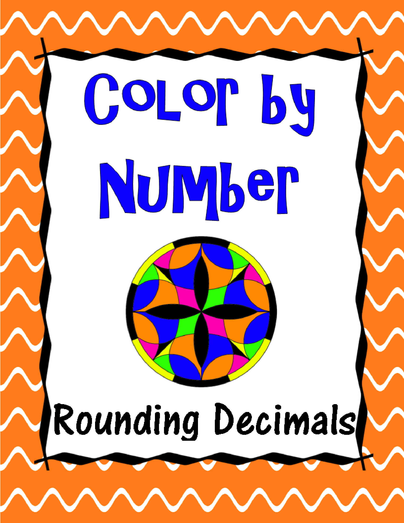 Rounding Decimals Color by Number-1 | Funrithmetic