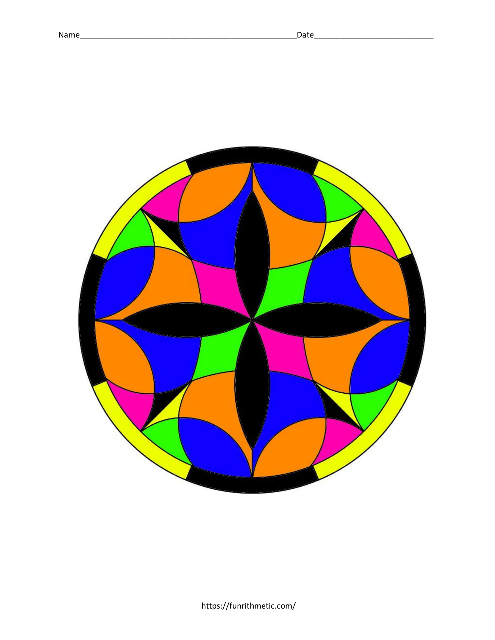 Square Root Equations Color by Number | Funrithmetic