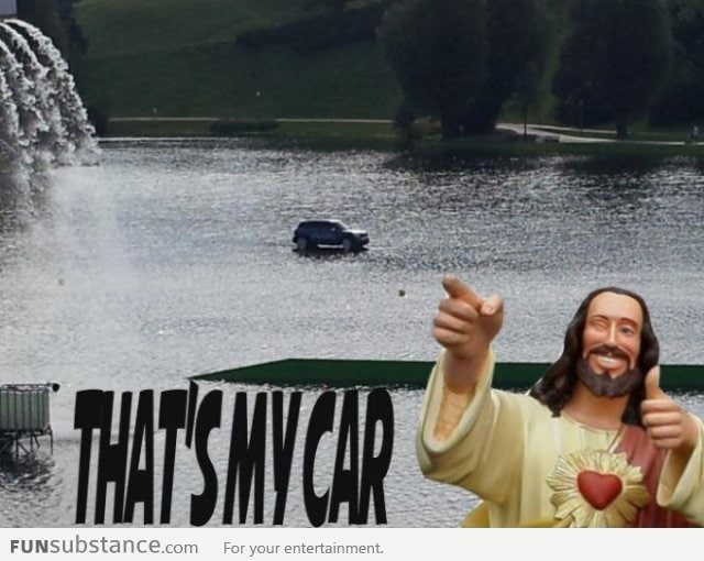 Jesus car FunSubstance
