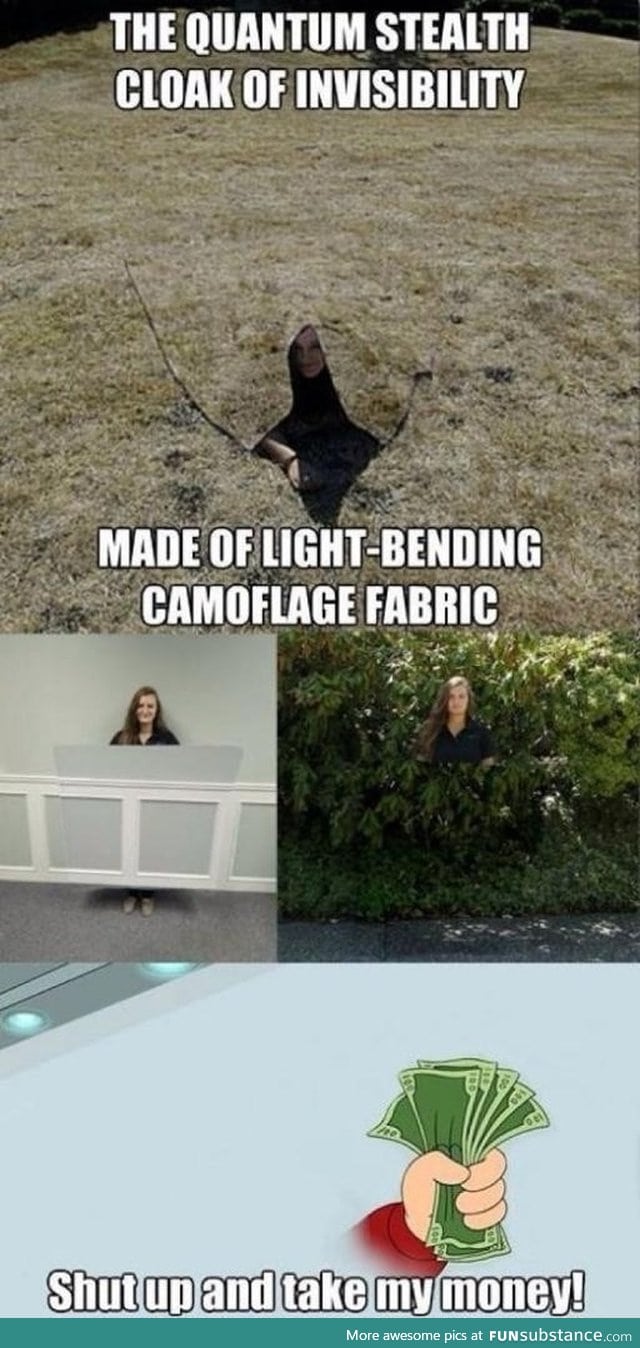 Invisible cloak FunSubstance