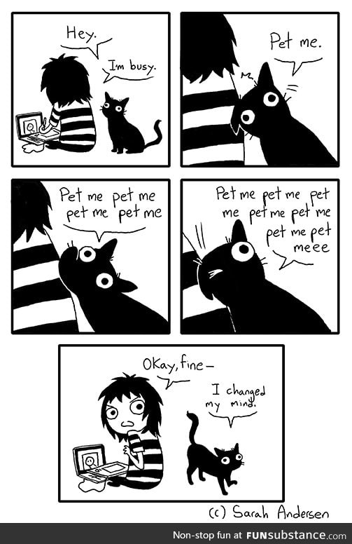 Pet me. FunSubstance