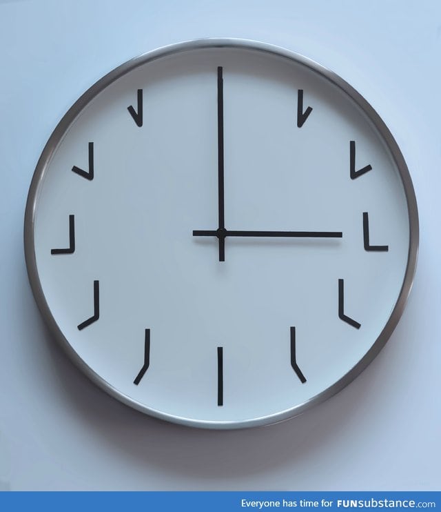 Creative clock design FunSubstance