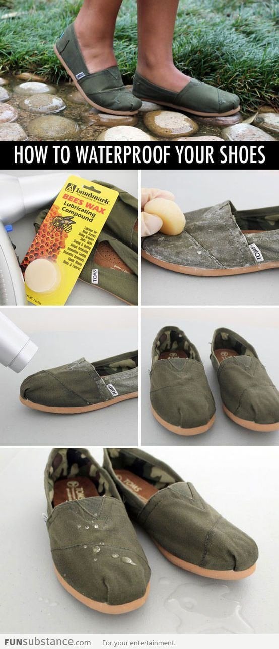 How to waterproof your shoes FunSubstance