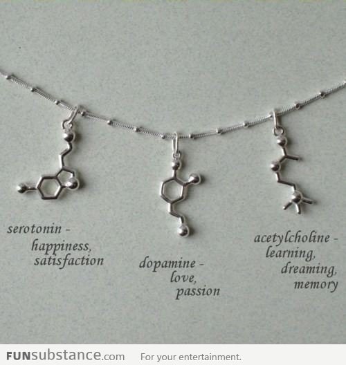 Biochemistry necklace which one would you choose? FunSubstance