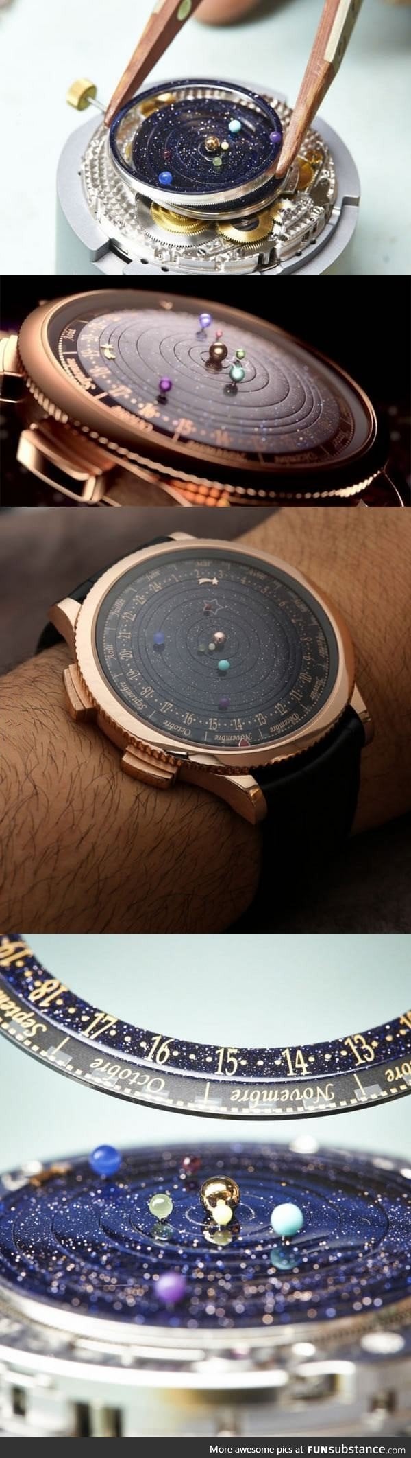 A watch that puts the solar system on your wrist FunSubstance