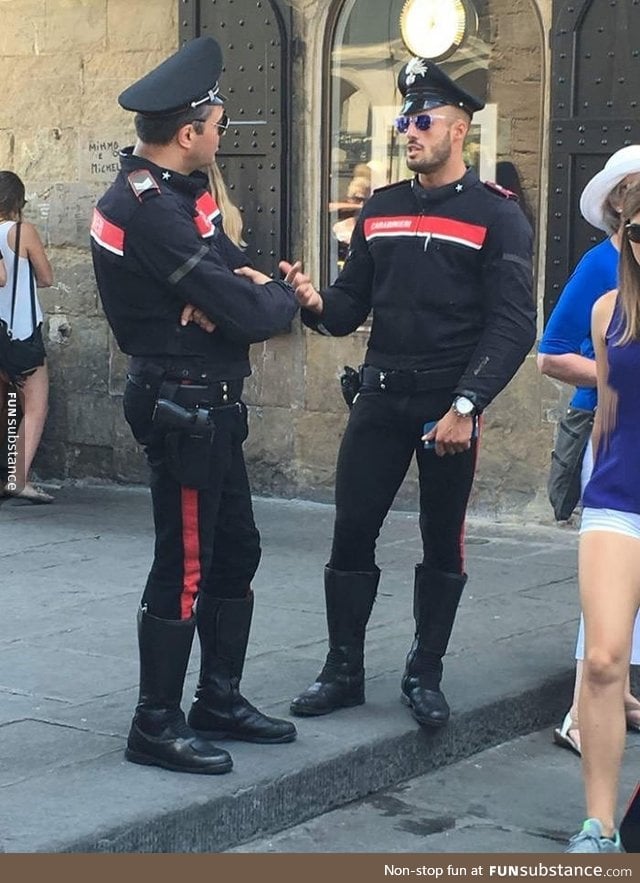 Cops in Italy FunSubstance